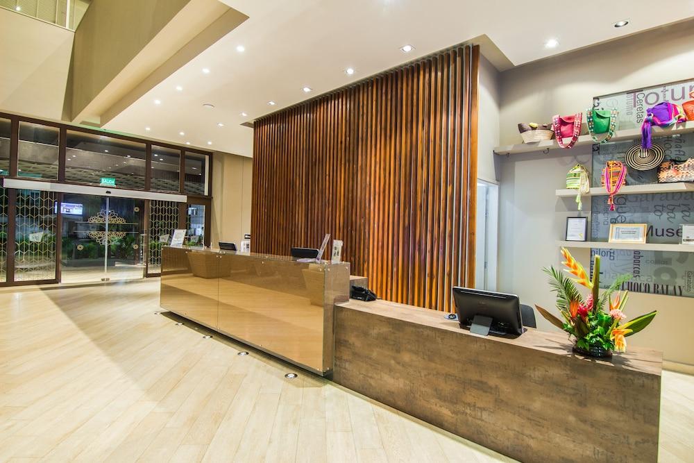 Ghl Hotel Monteria Bagian luar foto Reception